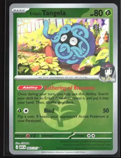 Pokemon TCG - Erika's Tangela - (Energy Symbol Pattern) Reverse Holo Common ME: - Image 1