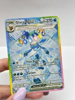 Glaceon ex HP270 Pokemon Metal Card-Collectible Gift Display. - Image 1