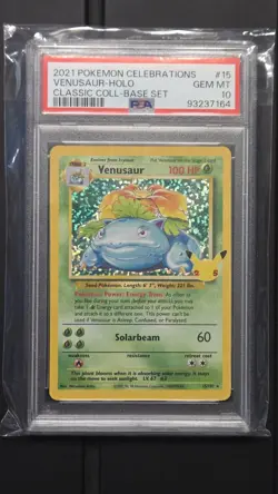 Pokemon - Venusaur 15/102 Celebrations Classic Collection *GEM MINT PSA 10* - Image 1