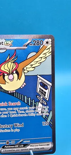 2023 Pokemon SV Obsidian Flames - OBF EN Pidgeot ex #225/197 NM (B1) - Image 3