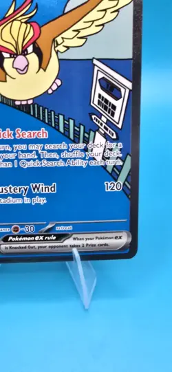 2023 Pokemon SV Obsidian Flames - OBF EN Pidgeot ex #225/197 NM (B1) - Image 4