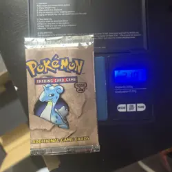Pokemon Fossil Set Booster Pack Lapras Artwork heavy 21.01g FACTORY SEALED - Image 1