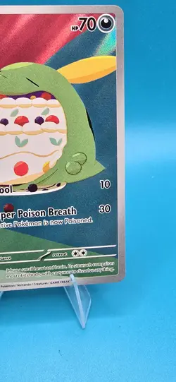 Pokemon Gulpin 154/142 Sv07: Stellar Crown Illustration Rare Holo Basic 70 HP-B3 - Image 4