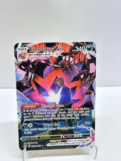 Eternatus VMAX HP340 Pokemon Metal Card-Collectible Gift Display. - Image 1