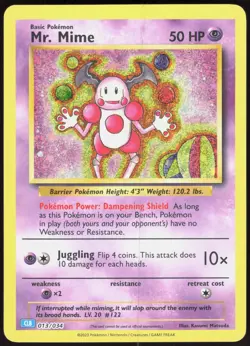 Trading Card Game Classic Mr. Mime 013/034 Holo Classic Collection Pokemon NM/M - Image 1