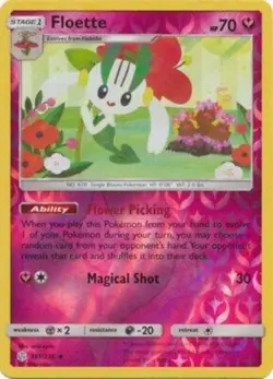1x Floette | SM - Cosmic Eclipse | 151/236 | Uncommon | Reverse Holo | LP - Image 1