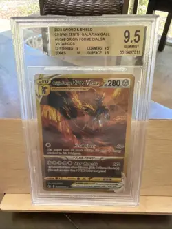 BGS 9.5 Origin Forme Dialga VSTAR (Secret) GG68/GG70 Pokemon Crown Zenith - Image 1