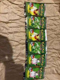 Pokemon 6 First Edition Jungle Booster Packs seald - Image 1