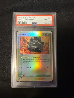 Pineco - 71/97 - PSA 8 - Reverse Holo - Dragon - Pokemon - 80850 - Image 1