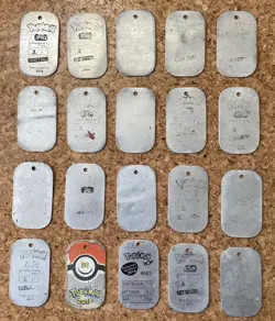 POKEMON Metal Tags - Bundle Job Lot of 20 (Twenty) - Image 2