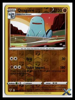 QUAGSIRE REVERSE HOLO VIVID VOLTAGE 084/185 NM/M R POKEMON E052 - Image 2