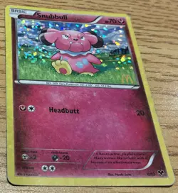 Pokemon TCG Mcdonalds 2014 Snubbull 8/12 Holo Promo - Image 1