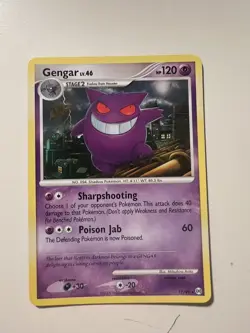 Pokemon TCG Gengar Lv. 46 17/99 Platinum Arceus Regular Rare Vintage 2009 - Image 1