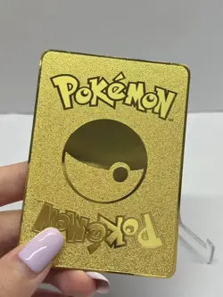 TRAINGR Supporter Nessa Pokemon Metal Card-Collectible Gift Display. - Image 4