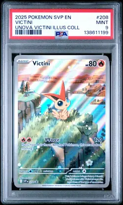 Victini PSA PSA MINT 9 Pokemon Svp En-Sv Black Star Promo 208 - Image 1