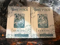 One Piece Card Game Yamato P-046 Promo ONE PIECE Magazine Vol.17 Sealed Set of 2 - Image 1