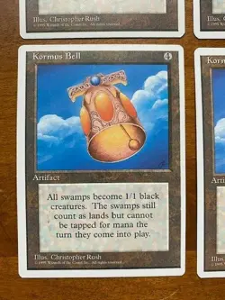 Kormus Bell, 4th Edition, X4, MtG - Never seen a deck! - Image 4