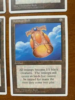 Kormus Bell, 4th Edition, X4, MtG - Never seen a deck! - Image 5