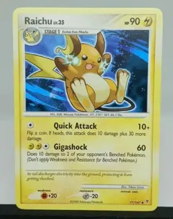 Raichu 77/147 Platinum Supreme Victors Pokemon Non Holo NM - FREE SHIPPING - Image 1