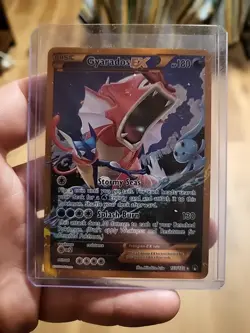 Gyarados EX 123/122 XY BREAKpoint 2016 Secret Holo Rare SHINY Pokemon Card TCG - Image 1