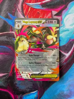 Mega Lopunny ex 084/094 Double Rare Phantasmal Flames Pokemon NM - Image 1