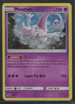 Mewtwo SM77 - SM Black Star Promo - Pokemon Card - Near Mint - Image 1