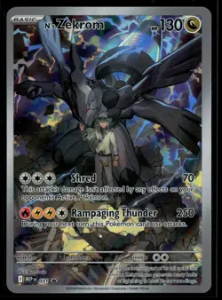 N's Zekrom 031 Mega Evolution Promo Promo Holo Pokemon - Image 1