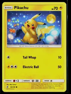 Pikachu 56/236 Unified Minds Common Pokemon - Image 1
