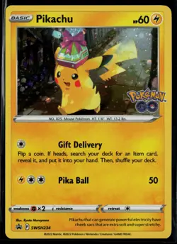 Pikachu SWSH234 Sword & Shield Promo Promo Holo Pokemon - Image 1