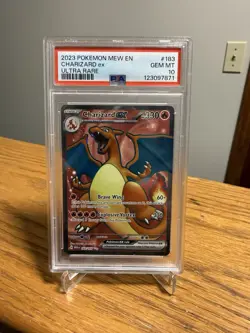 Pokemon Charizard ex 183/165 Sv: Scarlet & Violet 151 Holo Ultra Rare PSA 10 - Image 1