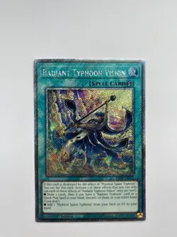 RA05-EN075 Radiant Typhoon Vision Platinum Secret Rare 1st Ed YuGiOh - Image 1