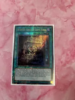 Yugioh: Wanted Seeker of Sinful Spoils - Quarter Century Secret Rare AGOV-EN054 - Image 1