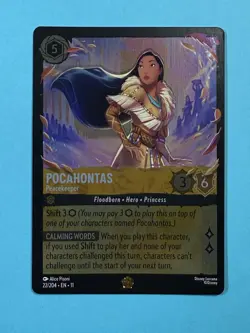 Disney Lorcana Winterspell Pocahontas - Peacekeeper Cold Foil 22/204 Legendary - Image 1
