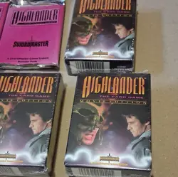 Thunder Castle Games Highlander Card Game Movie Edition Sealed Booster Packs - Image 3