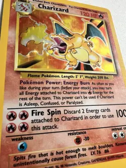 Charizard Base Set Holo Unlimited Card 4/102 - Image 3