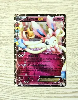 Sylveon EX RC21/RC32 Radiant Collection Near Mint Full Art Pokemon Card - Image 1