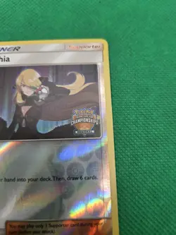 Cynthia - (Regional Championships) 119A/156 League & Championship Cards Reverse - Image 2