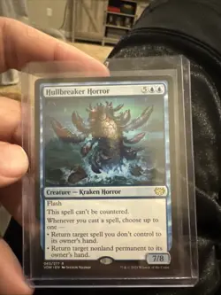 X3 Hullbreaker Horror Innistrad: Crimson Vow Regular Rare Blue Card 063/277 - Image 1