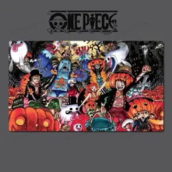 Halloween O-P Table Playmat OPCG TCG CCG Pad Trading Card Game Mat Mousepad - Image 1