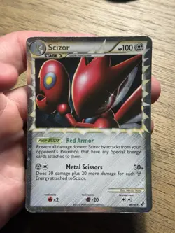 Pokemon Scizor (Prime) 84/90 Undaunted Holo LP/NM Rare Card Pokemon 2010 TCG - Image 2