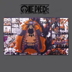 Blackbeard O-P Table Playmat OPCG TCG CCG Mouse Pad Trading Card Game Mat & Bag - Image 1