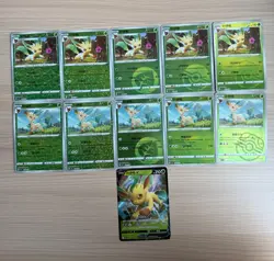 Leafeon SET Leafeon V 07 13/15 Pokemon TCG - Chinese Gem Pack Vol 2 11 Card - Image 1