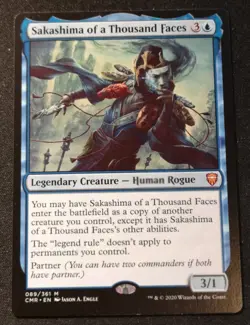 Sakashima Of A Thousand Faces - CMR - MTG - EN - NM - 089/361 - Image 1