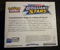 Pokemon TCG - Brilliant Stars Booster Box - Sword & Shield - 36 Packs - Sealed - Image 2