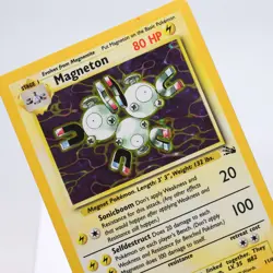 Pokemon TCG - Magneton 11/62 Fossil Holo Rare WOTC - MP - Image 1