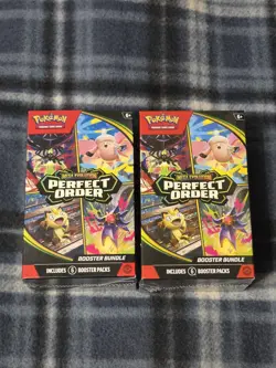 Pokemon TCG Perfect Order Booster Bundle Sealed Lot of 2 In Hand Brand New - Image 1