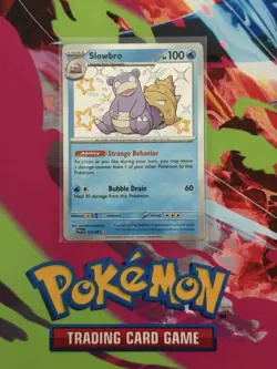 Slowbro Pokemon Paldean Fates 117/091 Shiny Holo Rare Pokemon TCG - Image 1