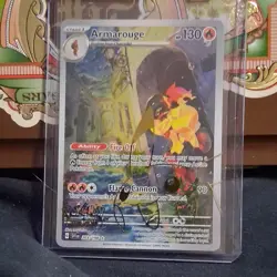 Pokemon Armarouge Illustration Rare Holo SV01 203/198 Scarlet & Violet HP 130 - Image 1