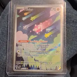 Pokemon Minior Illustration Rare Full Art Holo SV04 Paradox Rift 201/182 - Image 1