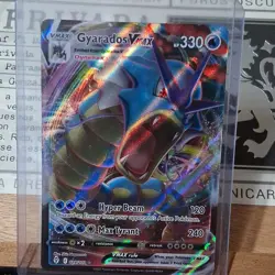 Pokemon Gyarados VMAX Evolving Skies Ultra Rare Full Art Holo 029/203 HP 330 - Image 1